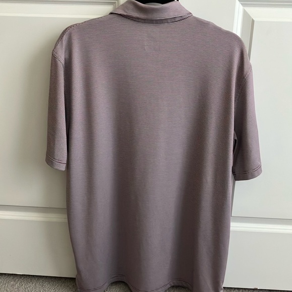Callaway Purple & Silvery-White Striped Performance Polo Shirt - Picture 3 of 9